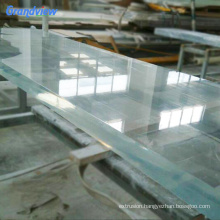 Excellent Polished acrylic swimming pool glass wall panels